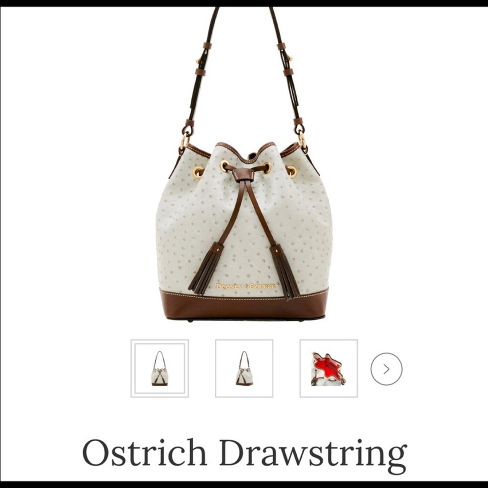 NWOT Dooney & Bourke ostrich bag